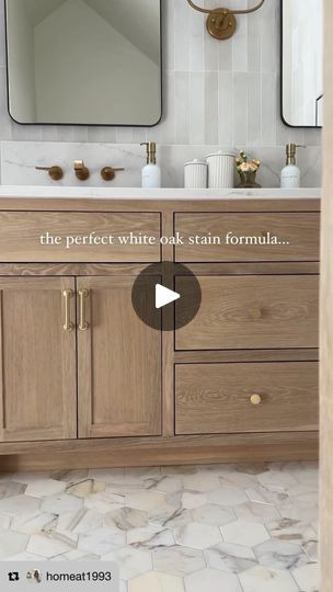 Weathered Oak Stain On White Oak Cabinets, Sherwin Williams Wood Stain Colors, White Oak Stain Formula, Kitchen Cabinet Stain Colors, White Oak Stain, Sherwin Williams Stain, White Oak Kitchen Cabinets, White Oak Kitchen, Furniture Painting Tips