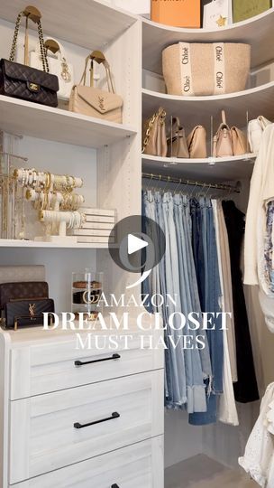 Facebook Jewelry In Closet Ideas, Amazon Closet Must Haves, Closet Drawer Ideas, Amazon Closet Organization, Studio Mcgee Design, Mcgee Design, Dream Closet Organization, Amazon Closet, Cupboard Organization