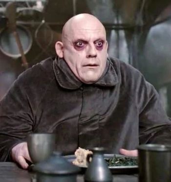 Uncle Fester | Addams Family Wiki | Fandom Uncle Fester, John Rambo, Addams Family, Twisted Humor, Have A Laugh, E Card, What’s Going On, Bones Funny, Funny Posts