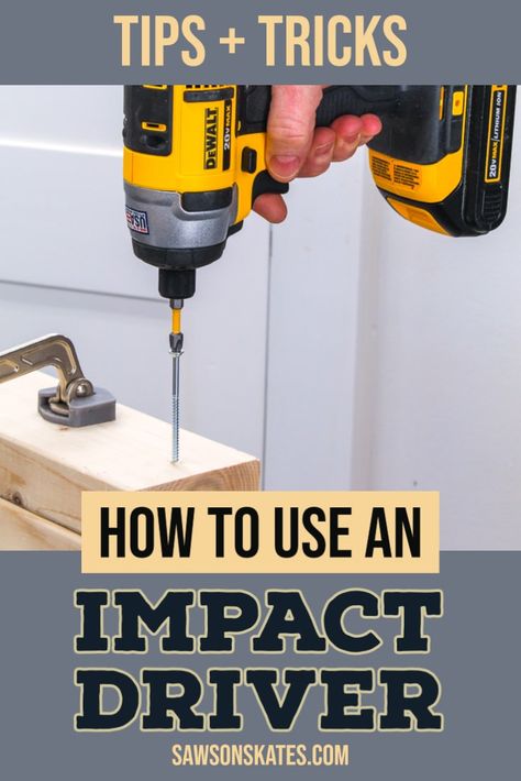 House Rehab, Dewalt Tools, Impact Driver, Clever Hacks, Design Tools, Tool Hacks, Saws, Woodworking Tips, Dremel