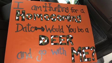 Hunting Homecoming Proposals, Hunting Hoco Proposals Ideas, Sadie Hawkins Proposals Country, Hunting Hoco Proposals, Saying Yes To Hoco, Dance Responses, Sadie Proposals Ideas, Addi Projects, Sadie Hawkins Proposals