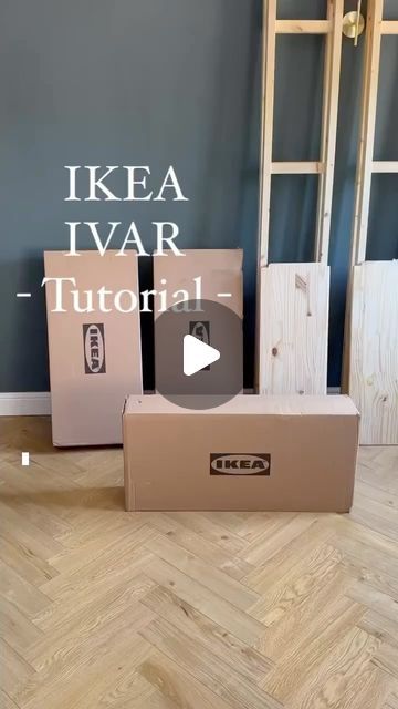 Ikea Best Of, Ikea House Hacks, Ivar Shelf Styling, Ikea Ivar Built In, Ivar Built In, Ikea Ivar Inspiration, Diy Ivar Ikea Hacks, Ivar Buffet, Ikea Vihals Sideboard Hack