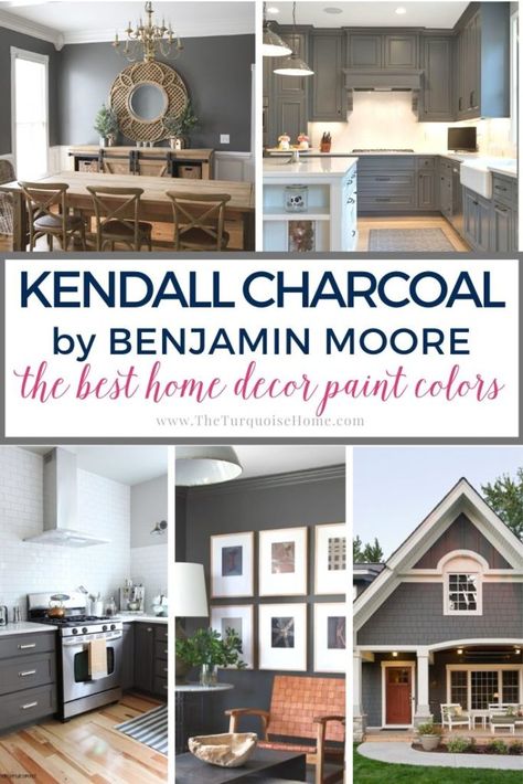 Kendall Charcoal Bathroom Walls, Kendall Benjamin Moore Charcoal, Kendall Grey Benjamin Moore, Bm Kendall Charcoal Cabinets, Benjamin Moore Charcoal Slate, Kendall Charcoal Vs Iron Ore, Kendall Charcoal Coordinating Colors, Kendall Charcoal Bathroom, Kendall Charcoal Bedroom