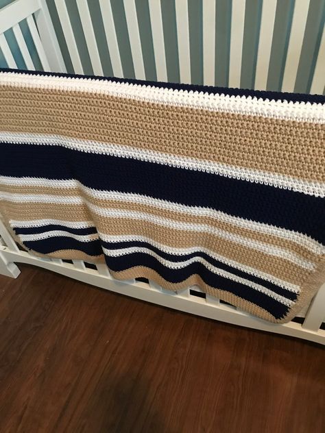 Tan Crochet Blanket, Crochet For Baby Boy, Baby Boy Blanket Crochet, Rustic Baby Cribs, White Baby Cribs, Crochet For Baby, Baby Crib Blanket, Rustic Baby Nurseries, Handmade Crib