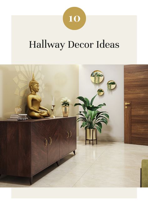 passage-way-remodel-ideas Budha Ideas At Home, Living Room Entrance Decor, Enterance Idea Decoration, Passage Wall Decor Ideas, Passage Decor Ideas, Entrance Wall Decor Ideas, Foyer Wall Design, Main Entrance Decor Ideas, Entry Wall Decor Ideas