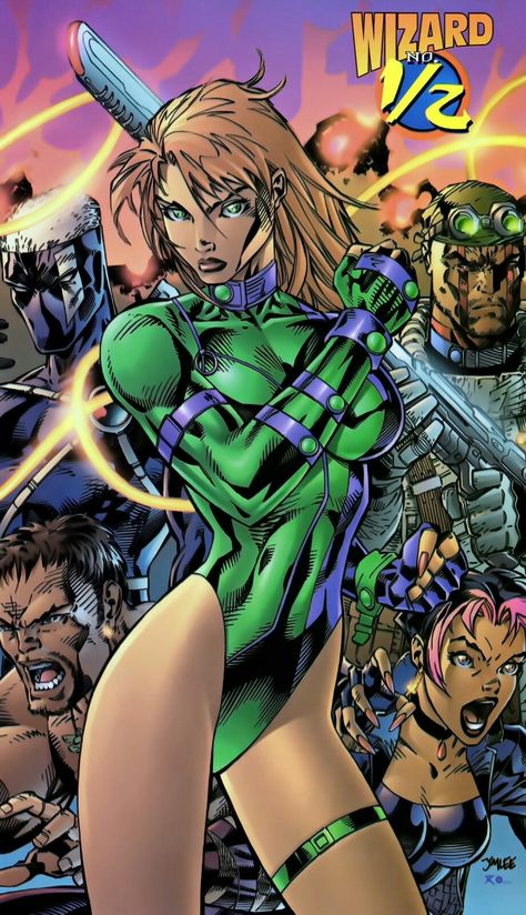 Wizard Magazine Covers, Wizard Magazine, Sci Fy, Gen 13, Top Cow, Jim Lee, Image Comics, Body Building Women, Body Building