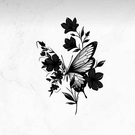 Tatoo 3d, Butterfly Tattoos Images, Black Butterfly Tattoo, Cover Up Tattoos For Women, Fonts Tattoo, Wrist Tattoo Cover Up, Set Tattoo, Up Tattoo, 3d Tattoo