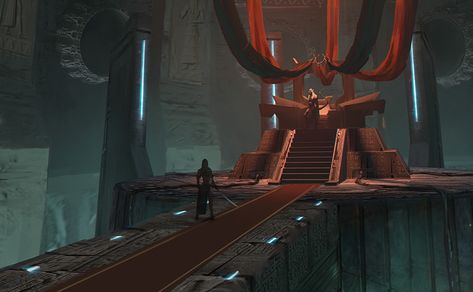 Space Throne Room, Sith Throne Room, Evil Throne Room, Dark Throne Room, Fantasy Throne, Dark Space, Space Fantasy, Fantasy Background, Throne Room