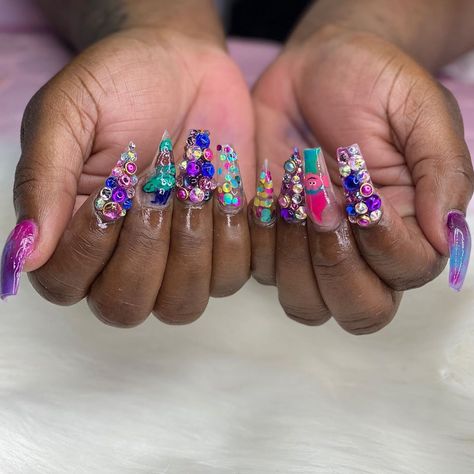 LAMBO Nails💅🏽 on Instagram: “Trolls 💞❤️💜 #blacknailtech #mississippinails #mississippinailtech #jacksonmsnails #jacksonfreepress #jacksonmsnailtech #MSnailtech #MSnails…” Trolls Nails, Nail Tech, Matter, Nail Art, Nails, On Instagram, Instagram, Art, Nail Arts