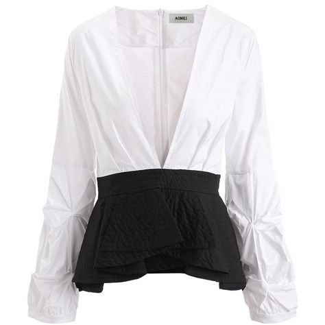 AOMEI Puff Sleeve Womens Summer Blouse Shirts at Amazon Women’s... ($30) ❤ liked on Polyvore featuring tops, blouses, shirt blouse, puff sleeve blouse, shirt top, summer shirts and puff shoulder shirt Puffy Sleeve Shirt, Puffy Sleeves Blouse, Puffed Sleeve Top, Womens Blouses Summer, Puffy Sleeve Top, Slim Blouse, Striped Shirt Women, Fall Blouse, Summer Blouse