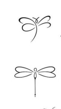 2 Dragonflies Tattoo, Dragonfly Line Drawing, Dragonfly Tattoo Simple, Line Dragonfly Tattoo, Fine Line Dragonfly Tattoo, Dragonfly Tattoo Ideas Unique, Pink Ribbon Tattoos, Small Dragonfly Tattoo, Dragonfly Drawing