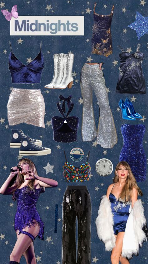 Midnights Halloween Costume Taylor Swift, Eras Tour Movie Outfits Midnights, Taylor Swift Eras Concert Outfit Midnights, Taylor Swift Costume Midnight, Midnight Album Outfits, Midnights Taylor Outfit, Midnights Halloween Costume, Taylor Swift Costume Ideas Midnights, Midnight Taylor Swift Aesthetic Outfits