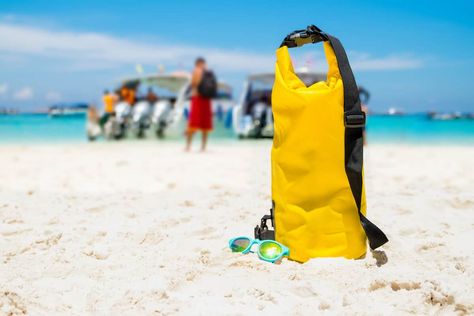 Take the stress out of finding the best dry bag for your next adventure with our handy guide to the top waterproof bags available in 2020! Waterproof Beach Bag, Road Trip Packing List, Ecuador Travel, Waterproof Dry Bag, Waterproof Travel Bag, Scout Camping, Sea To Summit, Cycling Touring, White Water Rafting