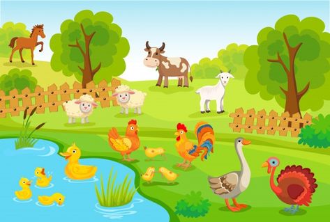 Farm animals Free Vector | Free Vector #Freepik #freevector #banner #nature #character #cartoon Farming Activities, Nature Character, Turtle Poster, Animals On The Farm, Spring Sale Banner, Seasons Poster, Farm Cartoon, Math Subtraction, Zestaw Ikon