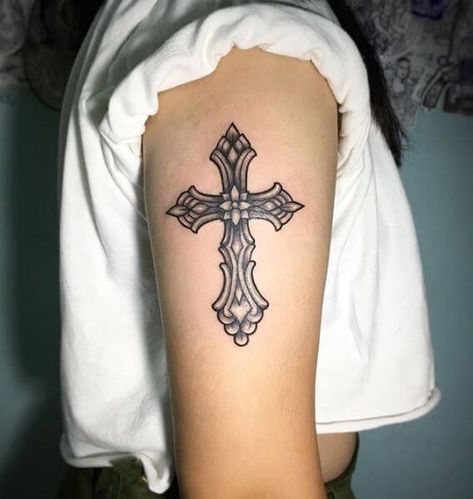 Cross On Back Tattoo, Celtic Cross Tattoo, Celtic Cross Tattoos, Cross Tattoos For Women, Cross Tattoos, Cross Tattoo Designs, Cross Tattoo, Celtic Cross, Picture Design