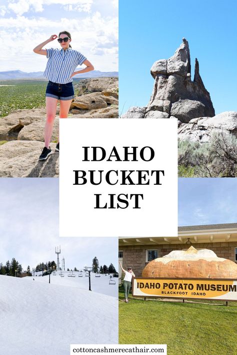 Idaho bucket list | things to do in Idaho | top places to visit in Idaho | Idaho road trip — Cotton Cashmere Cat Hair Things To Do Idaho, Idaho Itinerary, Random Fun Facts, Places To Visit In Idaho, Things To Do In Idaho, Idaho City, Visit Idaho, Akhal Teke Horses, Idaho Travel