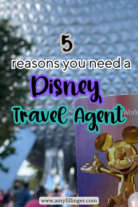 Planning a Disney vacation? It's a lot! Here are 5 reasons to work with a Disney Travel Agent. Your Disney vacation can go so much more smoothly if you work with a Disney Travel Agent #disneytravelagent #disneyworld #disneyvacation Disney Travel Agent Marketing Ideas, Honeymoon Travel Agent, Disney Travel Agent, Disney Travel Agents, Disney Florida, Disneyland Vacation, Disney Vacation Planning, Itinerary Planning, Orlando Vacation