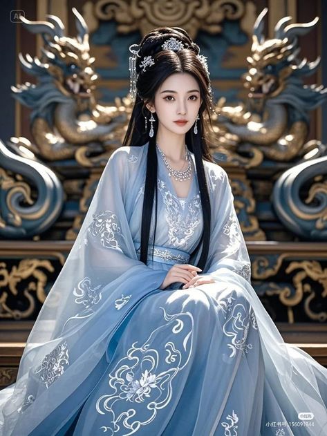 Chinese Traditional Dress Princesses, Lotr Fashion, Avatar Fashion, Chinese Princess Dress, Japanese Princess, Traditional Asian Dress, Hanfu Girl, Chinese Princess, Chinese Traditional Costume