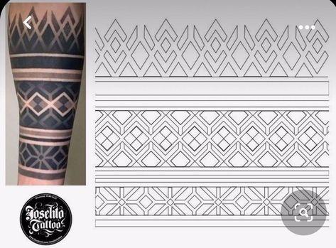 Hand Band Tattoo For Men Design, Maryar Tattoo, Geometric Arm Band Tattoo Design, Geometric Arm Band Tattoo, Armband Tattoo Design Patterns, Mandala Band Tattoo Design, Geometric Band Tattoo, Geometric Armband Tattoo, Band Tattoo Designs For Men