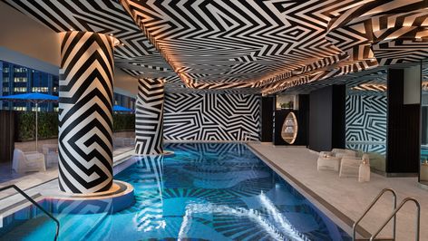 Arch Decor Ideas, Luxury Hotel Interior, Hotel Facilities, Farm Villa, Trendy Hotels, New Zealand Trip, Hospitality Interior Design, Branding Images, Brisbane River