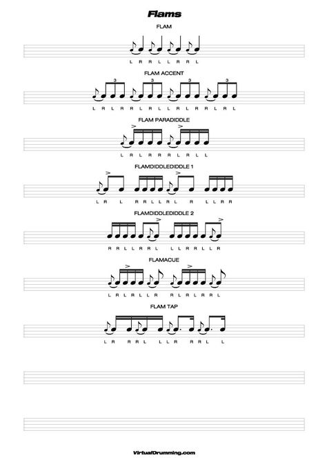 Snare Drum Sheet Music, Drummer Quotes, Drum Rudiments, Flute Problems, Drum Notes, Popular Piano Sheet Music, Learn Drums, Marching Band Problems, Percussion Music