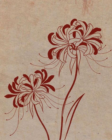 Spider Lily or Higanbana Available for booking #tattoo #redtattoo #tattooart #tattooartist #tattooinspo #tattoosketch #londontattoo #uktattoo #tattoolondon #botanicaltattoo #spiderlily Flower Tattoos Lily, Tattoos Lily Of The Valley, Spider Lily Design, Tattoos Lily, Lea Tattoo, Lilies Drawing, Lily Wallpaper, Red Spider Lily, Flower Tattoo Back