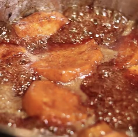 Woman shares viral recipe for Southern candied yams Crispy Potato Recipes, Can Yams Recipe, Stove Top Candied Yams, French Fries In Air Fryer, Candied Sweet Potato Recipes, Best Candied Yams Recipe, Reheat French Fries, Southern Candied Yams, Fries In Air Fryer