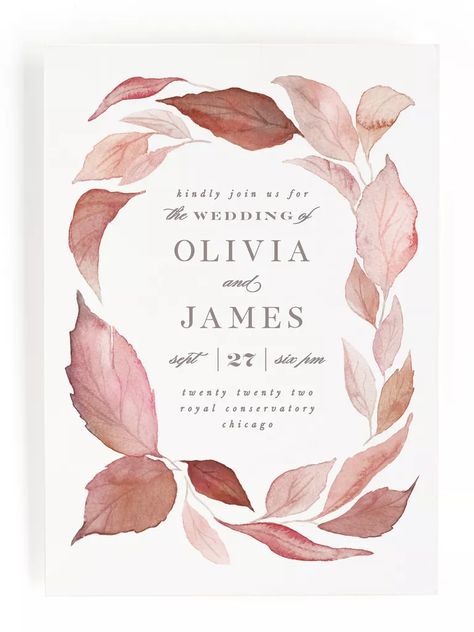 Fall Place Cards, Brown Wedding Invitations, Halloween Wedding Invitations, Wood Wedding Invitations, Spring Wedding Invitations, Wedding Themes Fall, Themed Wedding Invitations, Wedding Favor Stickers, Green Wedding Invitations