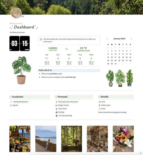 meal plan template notion Notion Pages Ideas For Students, Simple Notion Dashboard, Notion Ideas Student, Notion Meal Planner, Notion Template For Work, Electronic Planner, Notion Inspiration, University Planner, Notion Setup