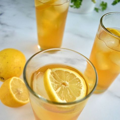 Rooibos Iced Tea Easy Iced Tea Recipes, Rooibos Tea Recipes, Rooibos Iced Tea, Smoothie With Spinach, Grapefruit Smoothie, Thai Cucumber, Thai Cucumber Salad, Iced Tea Recipes Homemade, Homemade Iced Tea