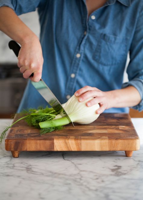 Mistakes to Avoid When Using a Chef's Knife — Mistakes To Avoid Fennel Stalks, Cooking Light Magazine, Food History, Cooking Lessons, Knife Sharpener, Culinary School, Cooking Light, Fennel, Food Hacks