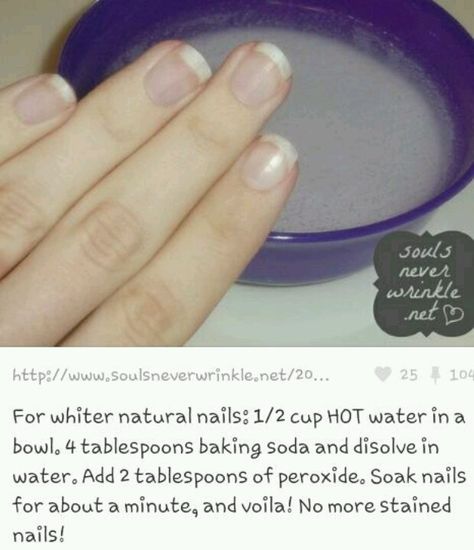 Whiter nails Do Your Nails At Home, Stained Nails, Nail Whitening, White Gel Nails, Nail Hacks, Popular Nails, Clean Nails, Cute Nail Art, Nails At Home