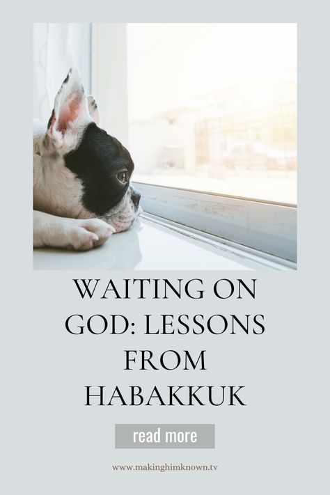 Habbakuk Bible Study, Habakkuk Bible Study, Bible Books, School Material, Bible Topics, Book Of Job, Waiting On God, Womens Bible Study, Bible Study Lessons