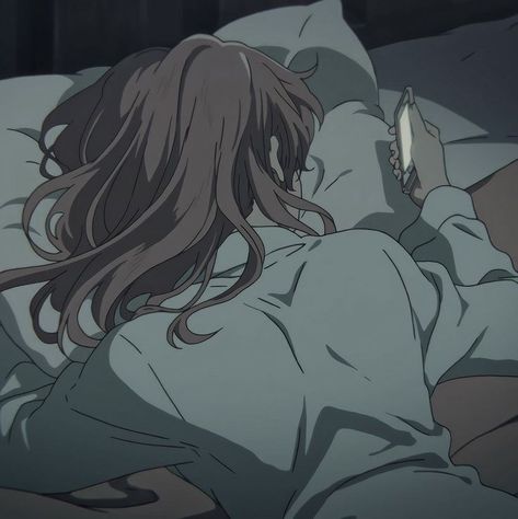 Shouko Nishimiya, Anime Character, Bed, Anime