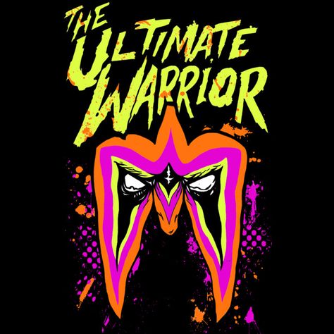 Ultimate Warrior Wallpaper, Ultimate Warrior Tattoo, Wwe Fanart, Warrior Artwork, The Ultimate Warrior, Wwe Art, Nle Choppa, Warrior Logo, Wrestling Posters