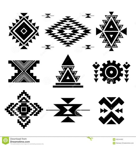 Cow Skull Art, Aztec Decor, Navajo Pattern, Native American Patterns, Muster Tattoos, Geometric Elements, Southwest Design, Native Design, 문신 디자인