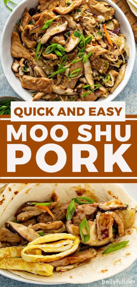 Pork Strips Recipes Dinners, Moo Shu Pork, Pork Stir Fry Recipes, Moo Shu, Ground Pork Recipes, Main Food, Pork Stir Fry, Stir Fry Recipe, Marinated Pork