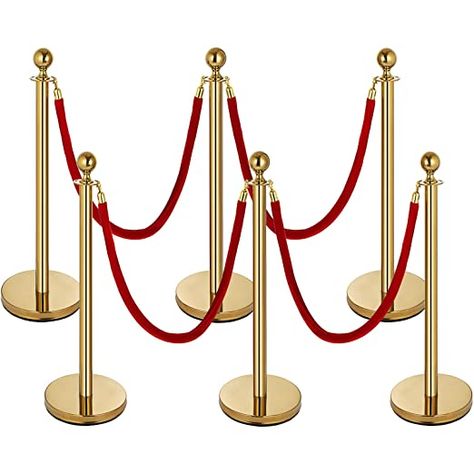 Red Carpet Party Decorations, Red Carpet Theme, Crowd Control Barriers, Red Carpet Party, Crowd Control, Concert Venue, Hollywood Party, Red Rope, Red Belt