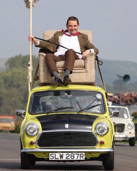 Nothing Will Ever Top Mr.Bean And His Mini  @mrbean  #modifiedcars #oldskool #classics #oldschool... Mr Bean Car, Tv Cars, Austin Mini, Mr Bean, British Comedy, Mini Car, Cars Movie, Very Funny Pictures, Six Feet Under