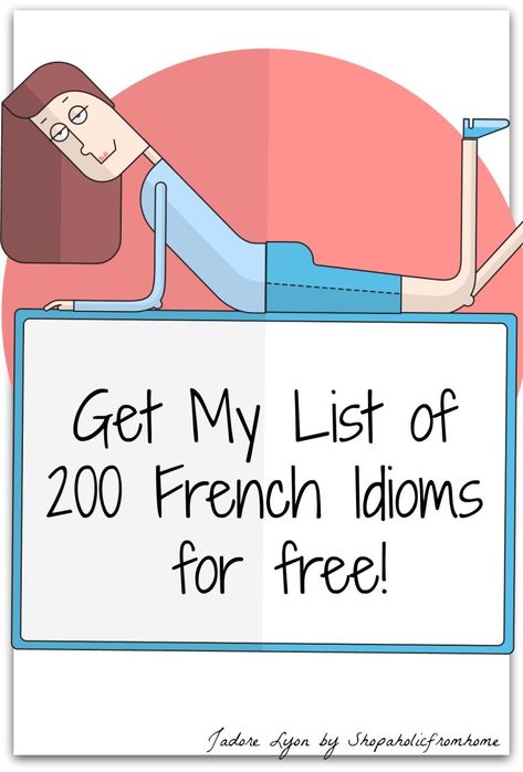 Get My List of 200 French Idioms for Free! French Idioms, French Vocab, Bad Coffee, French Language Learning, Raining Cats And Dogs, Laugh A Lot, Cheer Me Up, Lyon France, Funny Phrases