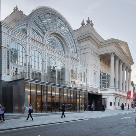 The Royal Opera House London, London Opera House, Opera House Exterior, Royal Opera House London, Stanton Williams, Fasad Design, Architecture 101, Architecture Renovation, The Royal Opera House