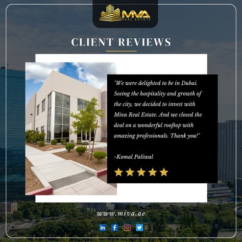 Client Reviews Real Estate Testimonials, Testimonial Ads, Villas In Dubai, Testimonial Design, What Is Moringa, Dubai Festival, Dubai World, Computer Basic, Social Media Advertising Design