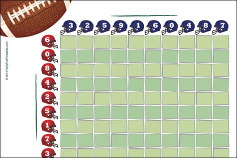 Free Printable Super Bowl Squares 100 grid for your NFL Pool Super Bowl Pool, Gift Passing Game, Football Squares Template, Superbowl Squares, Christmas Carol Game, Football Squares, Superbowl Party Games, Christmas Family Feud, Easy Christmas Party