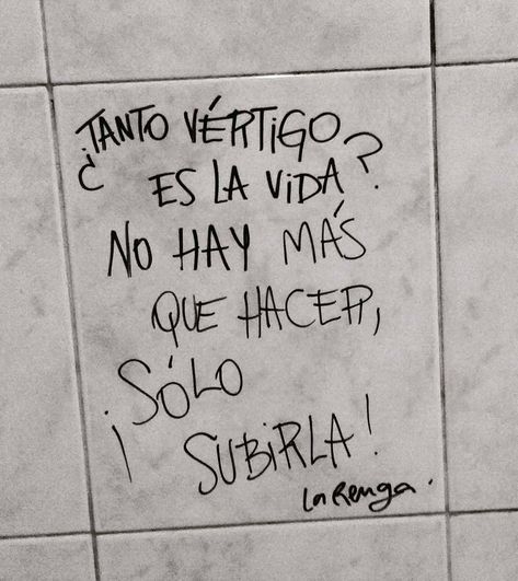 𝑹𝒐𝒄𝒌 𝒆𝒏 𝑭𝒓𝒂𝒔𝒆𝒔 on Instagram: “¿tanto vértigo es la vida? . . . . . .(tags ignorar) #rocknacional#rocanrol #rockargentino #rockdelpais#indirectasdelrock…” Frases Rock, Rock Argentino, Street Quotes, Rock Nacional, Love Phrases, Magic Words, Text Quotes, Morning Messages, Bad Girl