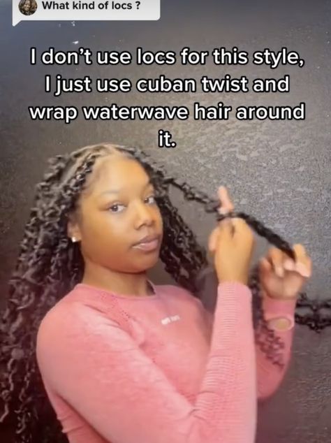 Cuban Locs, Braids With Cuban Twist Hair, Cuban Twist Over Locs, Jumbo Cuban Twist, Cuban Hair Twist, Cuban Twist, Cuban Twist Hair, Twist Hair, Twist Styles