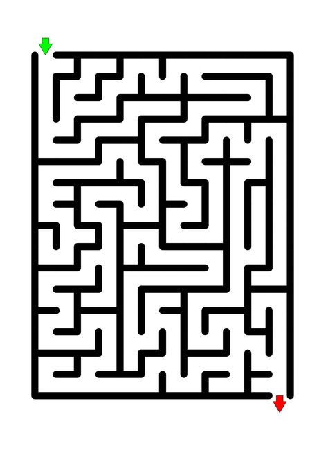 Mazes Printable, Kids Mazes, Hard Mazes, Maze Drawing, Fruit Coloring Pages, Mazes For Kids, 2nd Grade Math Worksheets, Make Learning Fun, Printable Puzzles