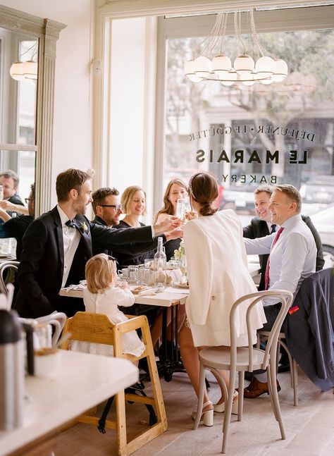 San Francisco City Hall Elopement and Brunch at La Marais Bakery — Candid Wedding Photographer Christina McNeill Wedding Brunch Reception, San Francisco City Hall Elopement, Sf City Hall Wedding, Nostalgic Wedding, City Hall Elopement, San Francisco City Hall Wedding, Elegant Wedding Reception, San Francisco City Hall, City Hall Wedding