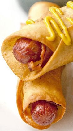 Hod Dog, Deep Fried Bacon, Mayo Dip, Bacon Wrapped Hotdogs, Wrapped Hot Dogs, Fried Bacon, Hot Dogs Recipes, Beer Battered, Dog Wrap