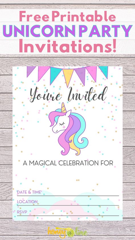 Free Unicorn Invitation Template, Unicorn Party Invites Free Printable, Unicorn Birthday Invitations Free, Unicorn Party Invitations, Printable Unicorn Birthday Invitations, Unicorn Invite, Printable Unicorn Birthday, Birthday Party Invitations Free, Unicorn Party Invites