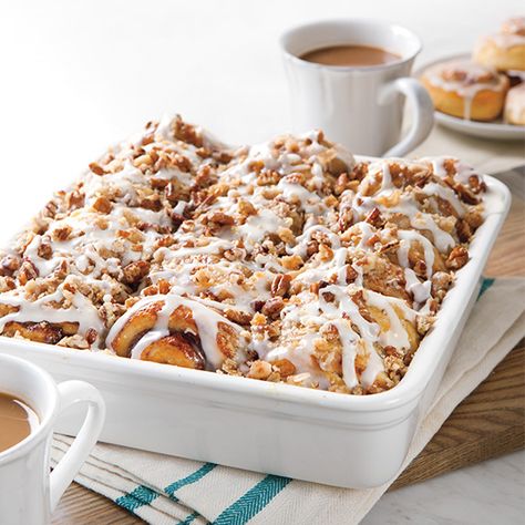 pd1 Cinnamon Roll Bread Pudding, Cinnamon Roll Recipes, Cinnamon Roll French Toast Bake, Spiced Oatmeal, Cinnamon Roll Monkey Bread, Cinnamon Roll Bread, Cinnamon Roll Waffles, Morning Meals, Cinnamon Roll Casserole